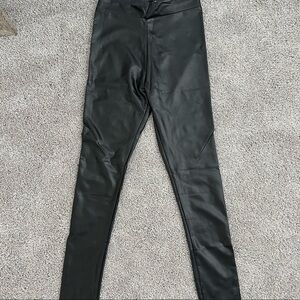 Leather leggings